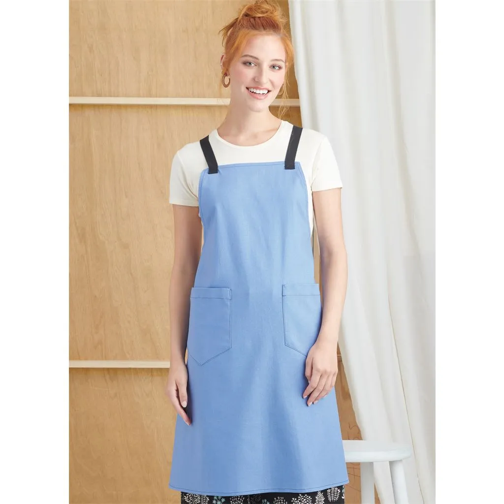 Simplicity Sewing Pattern S9907 Misses' Aprons and Pants By Elaine Heigl Designs