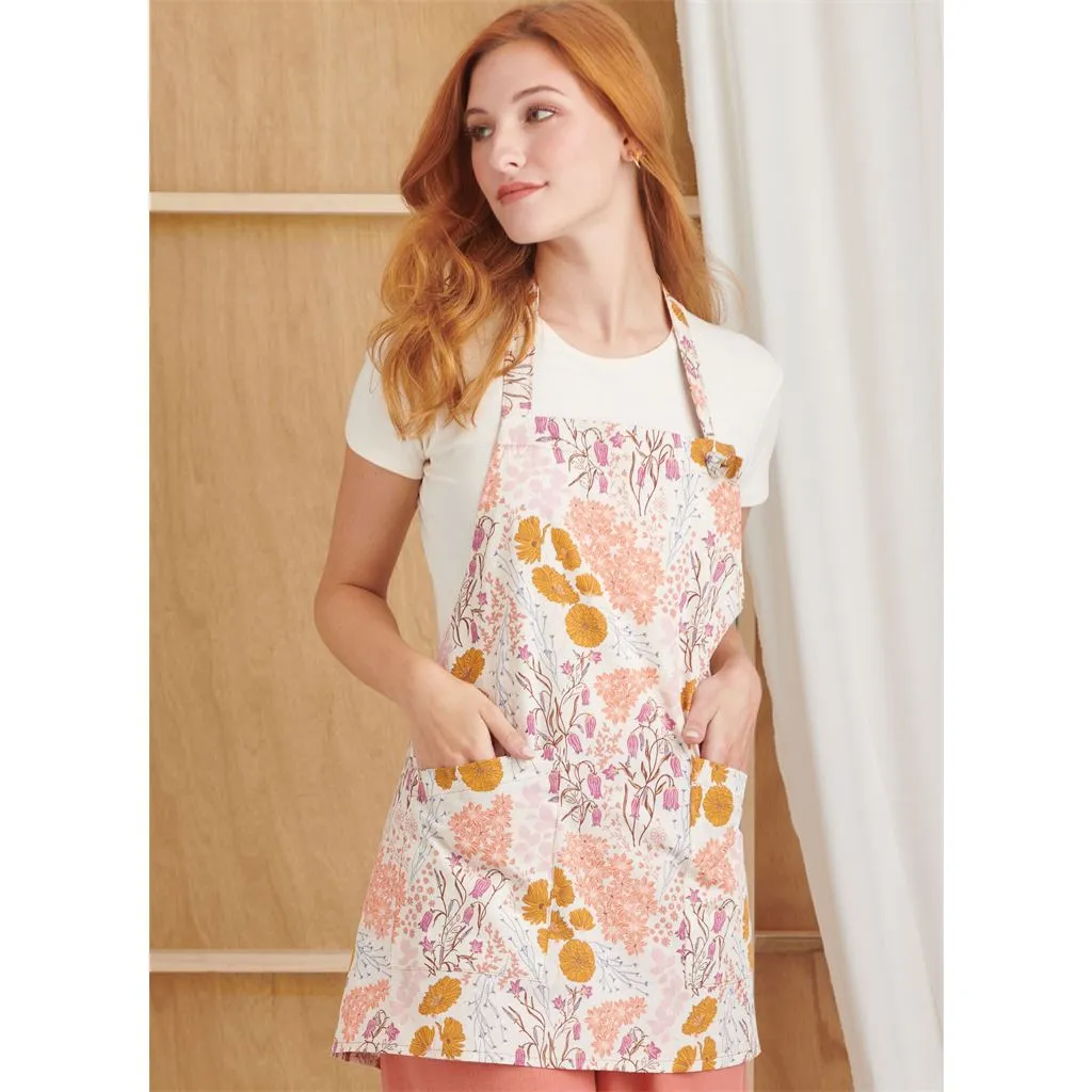 Simplicity Sewing Pattern S9907 Misses' Aprons and Pants By Elaine Heigl Designs