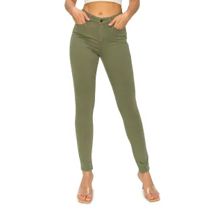 Soft Stretchy High Rise The Everyday Skinny Jeans - New Olive