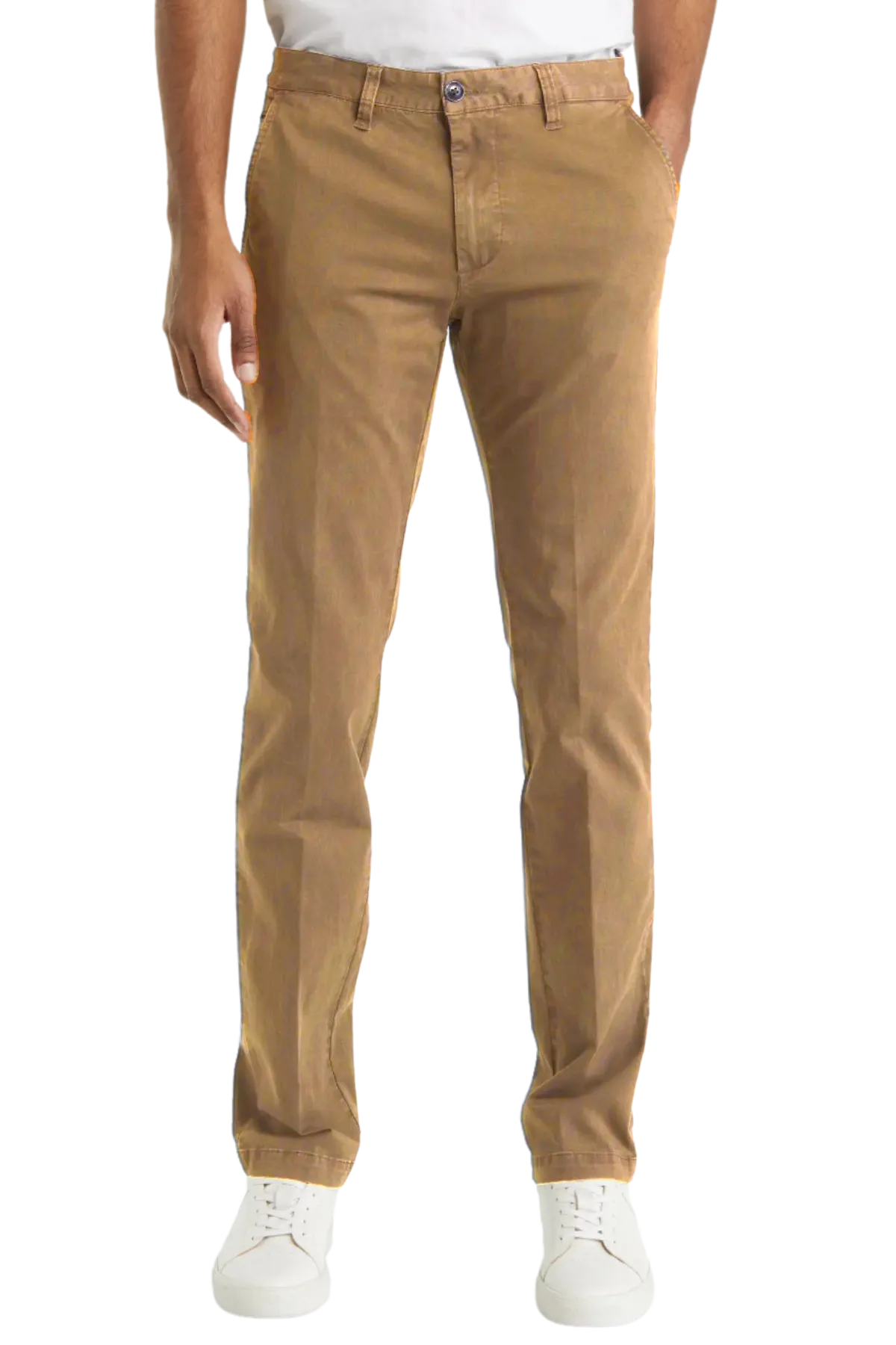 Stretch Comfort Flat Front Pant, British Tan