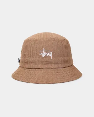 Stussy Graffiti Cord Bucket Hat New Chocolate