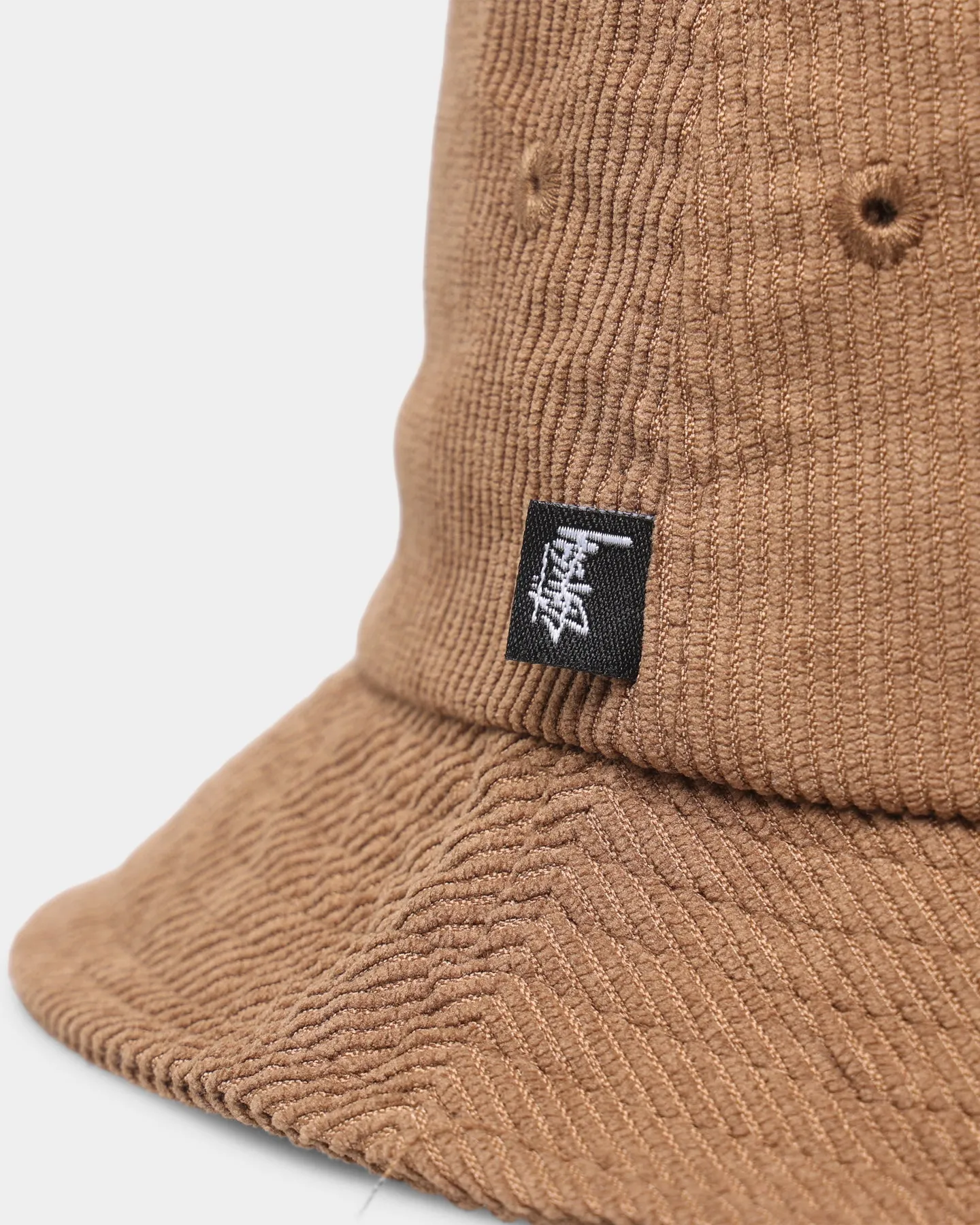 Stussy Graffiti Cord Bucket Hat New Chocolate