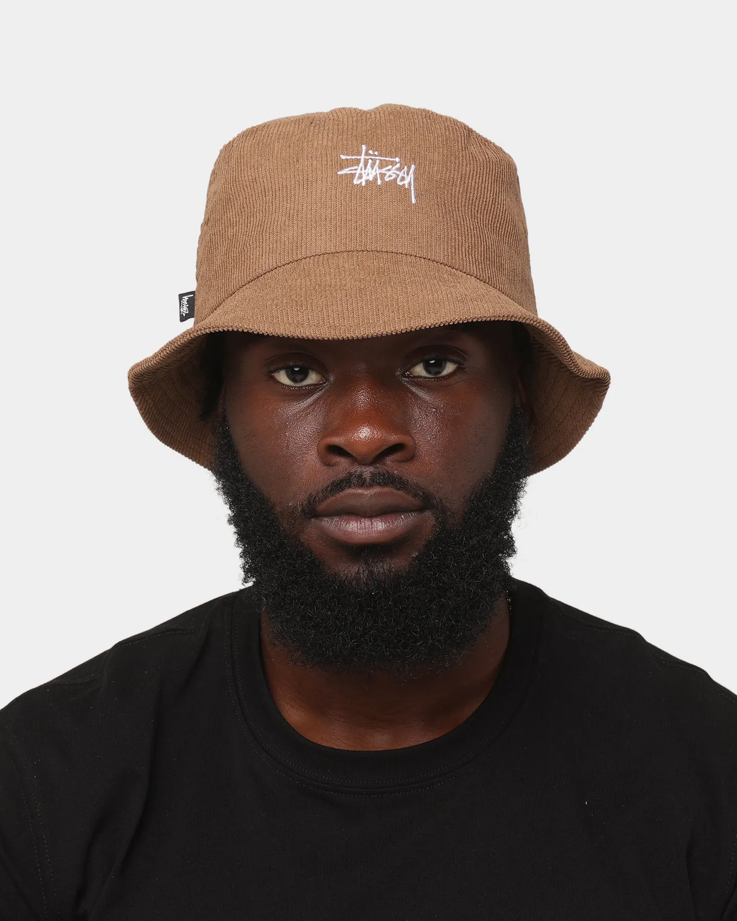 Stussy Graffiti Cord Bucket Hat New Chocolate