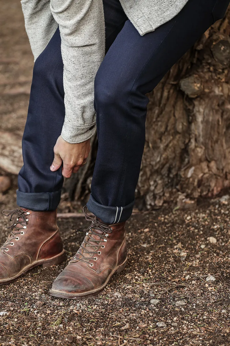 The Pen Slim - Indigo Black Raw 14oz Selvedge