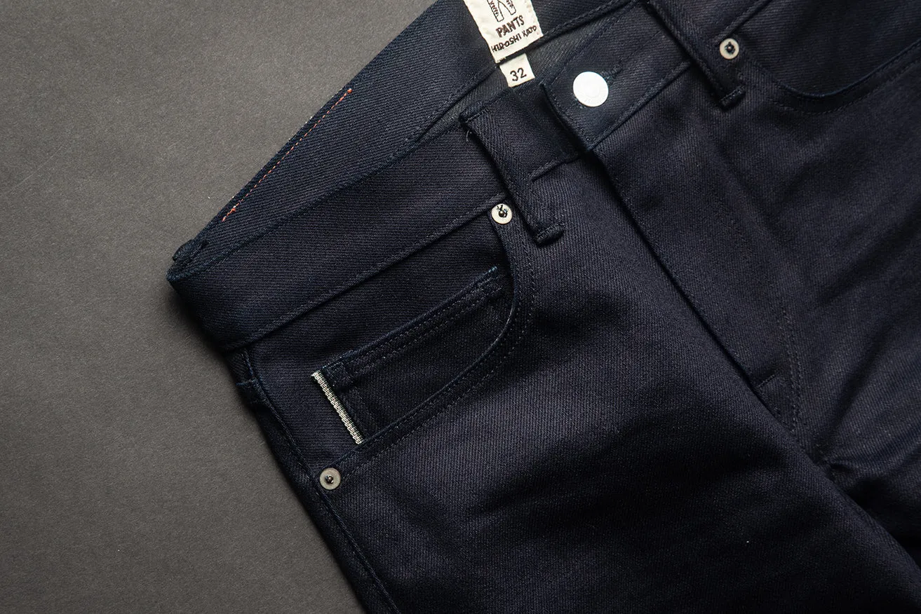 The Pen Slim - Indigo Black Raw 14oz Selvedge