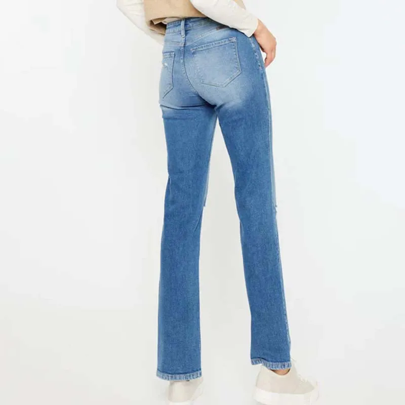 The Sultana High Rise Straight Jeans