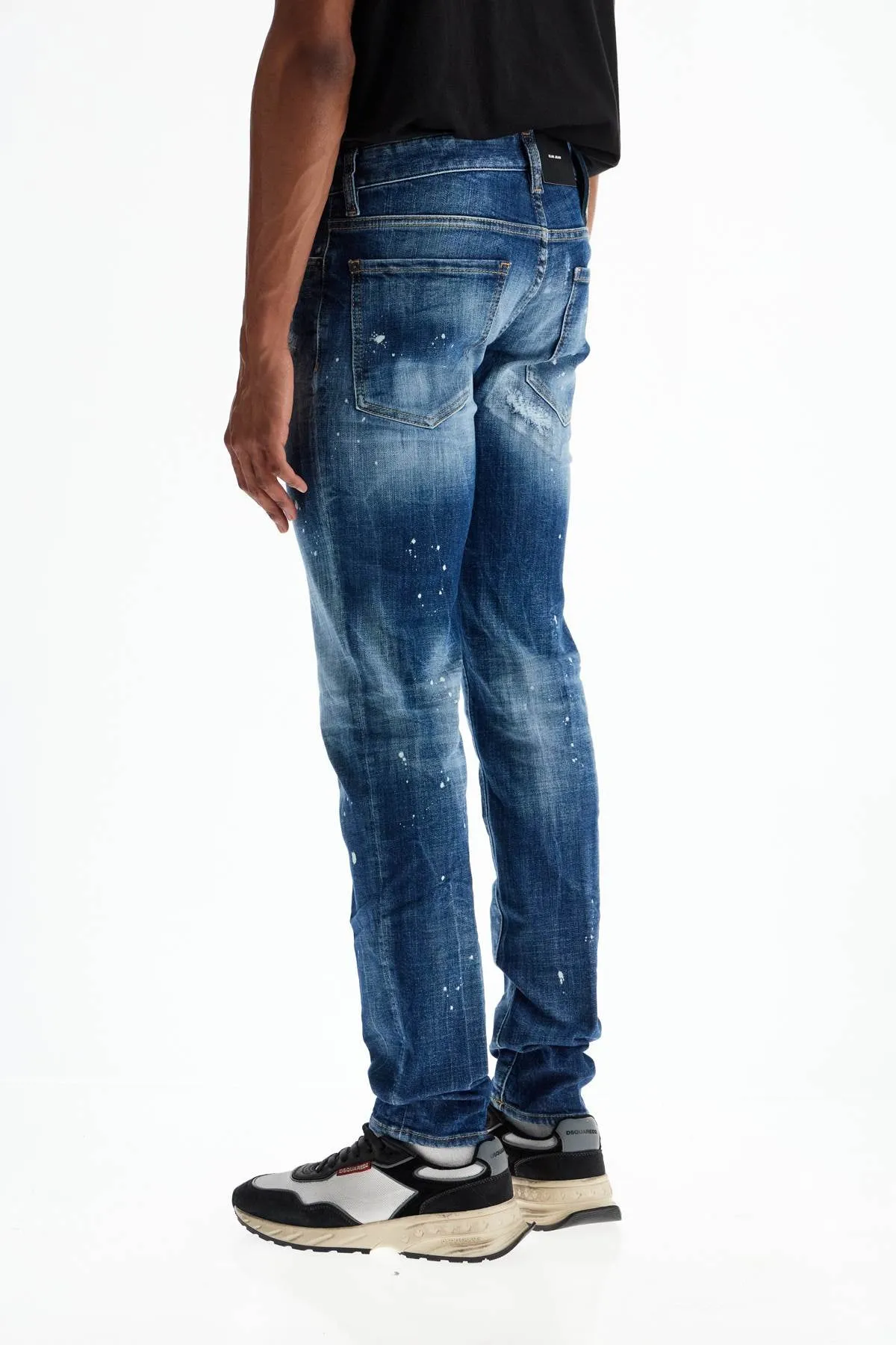 Vintage Effect Denim Jeans