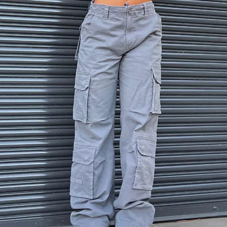 Vintage Multiple Pockets Cargo Pants