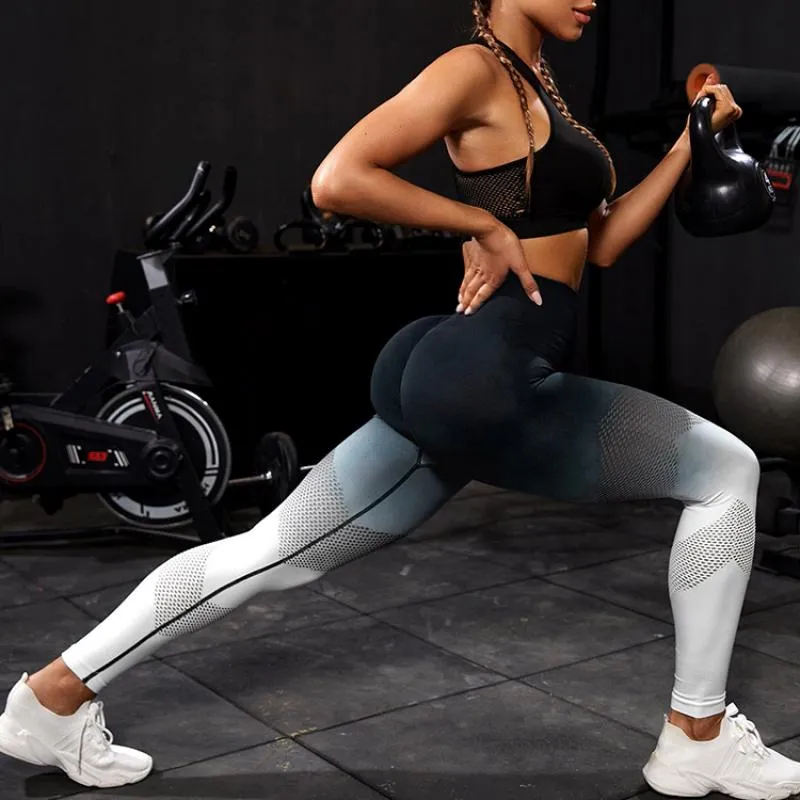 Vouzle Sexy Seamless Leggings Women Fitness Yoga Pants Gym Workout Leggings Women Clothing High Waist Slim Breathable Tights Push Up Pants