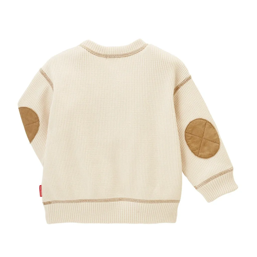 Warm Waffle Fabric Sweatshirt