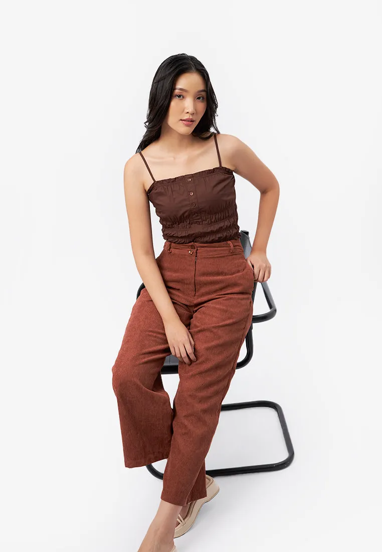 Wide Leg Corduroy Pants