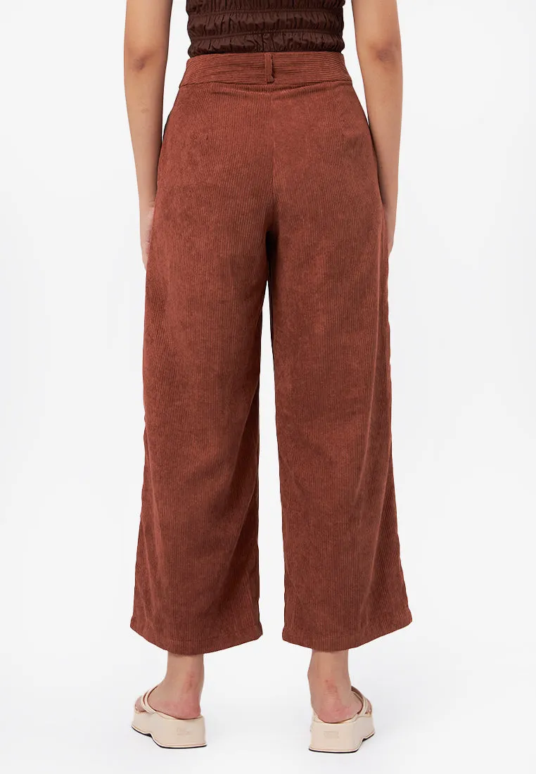 Wide Leg Corduroy Pants