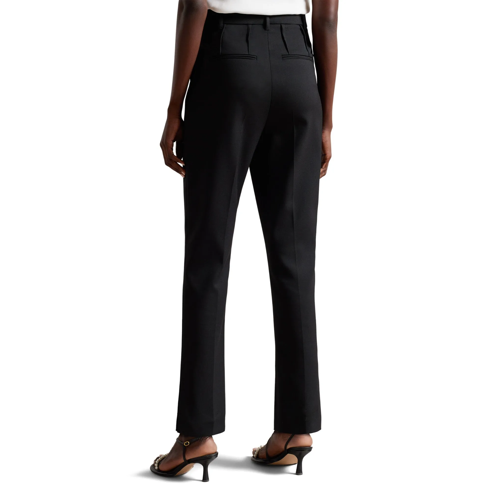 Women Wmt-Frittat-Cigarette Tailored Trouser With Darts - Black