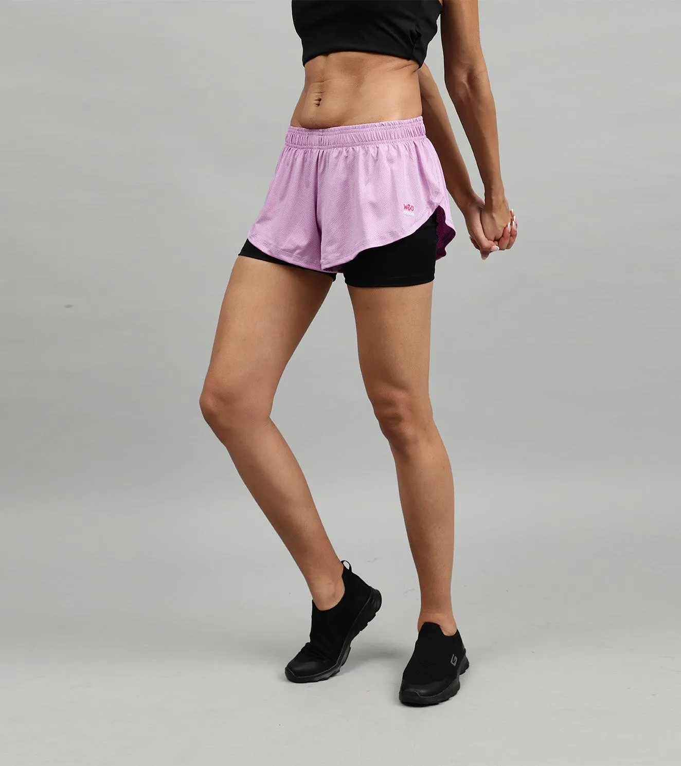 Women's Running & Yoga shorts with compression