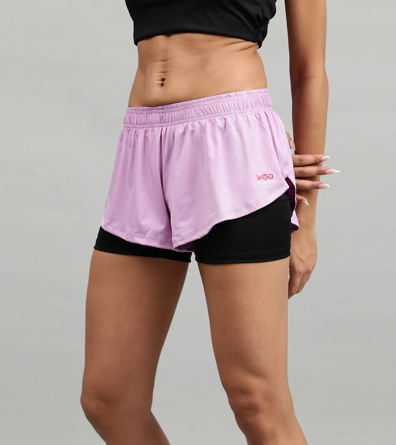 Women's Running & Yoga shorts with compression