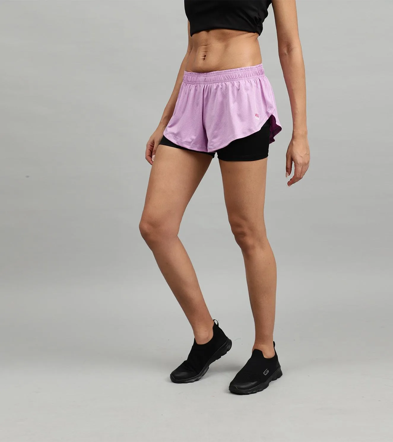 Women's Running & Yoga shorts with compression