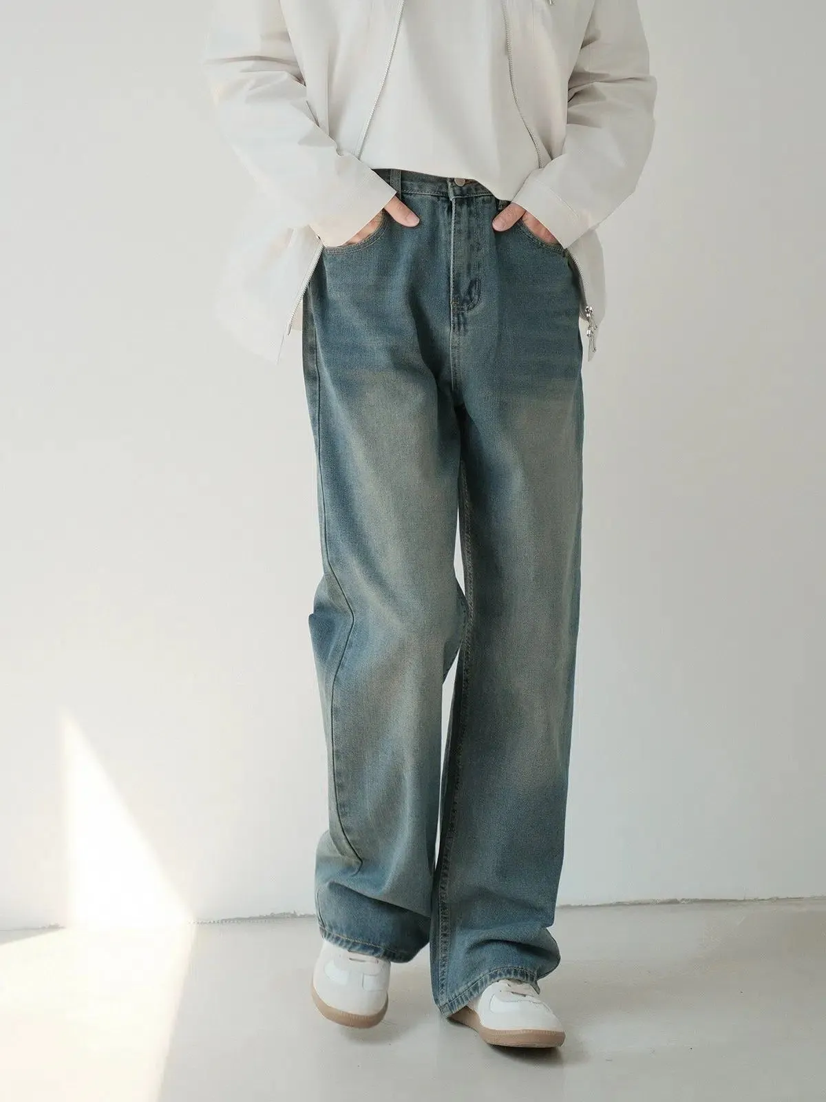 Zhou Drapey Bootcut Versatile Jeans